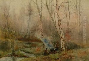 Gypsy Encampment by Henry Charles Fox