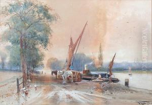 Loading The Barge by Henry Charles Fox