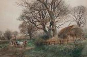 Milking Time by Henry Charles Fox
