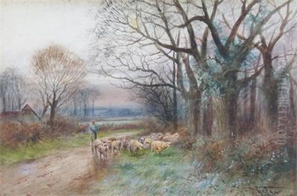 A Shepherd And His Flock - view 1