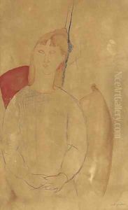 Jeune femme assise by Amedeo Modigliani