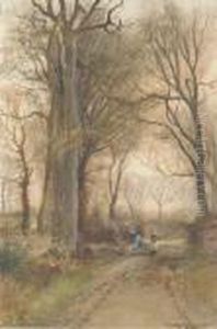 The Faggot Gatherers by Henry Charles Fox