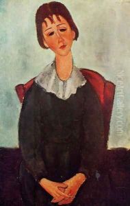 Girl on a Chair (aka Mademoiselle Huguette) 1918