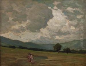 Paesaggio Carnico by Pietro Fragiacomo