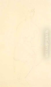 Jeune femme nue, assise by Amedeo Modigliani