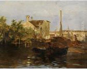 Scorcio Lagunare by Pietro Fragiacomo