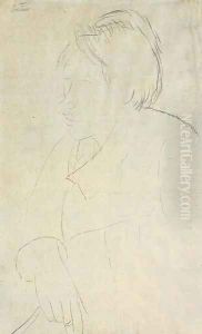 Portrait de Chaem Soutine by Amedeo Modigliani