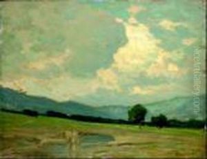 Paesaggio Con Alberi by Pietro Fragiacomo