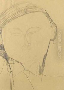 Portrait de Jacques Lipchitz by Amedeo Modigliani