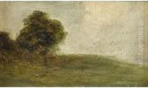 Paesaggio Con Albero by Pietro Fragiacomo