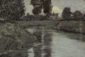 "riflessi Della Laguna" 1885ca by Pietro Fragiacomo