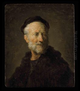 Head Of An Old Man by Jean-Honore Fragonard