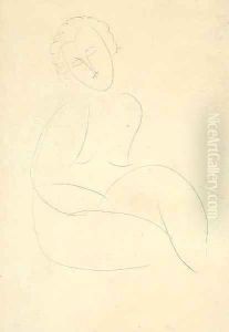 Femme nue assise by Amedeo Modigliani