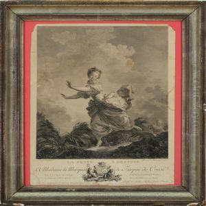 The Puposeful Flight by Jean-Honore Fragonard
