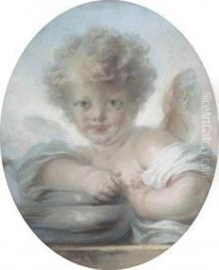 A Child In The Guise Of Cupid, by Jean-Honore Fragonard