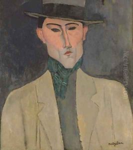 Homme au chapeau by Amedeo Modigliani
