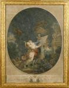 Le Serment D'amour by Jean-Honore Fragonard