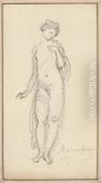 A Draped Female Figure - view 1