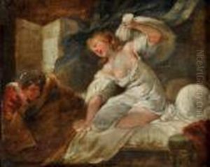 Jeune Femme Frappant De Son Oreiller Un Garconnet Dit La Resistanceinutile