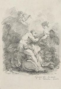 The Vision Of Saint Jerome by Jean-Honore Fragonard