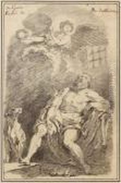 Saint Roch En Prison, D'apres Guido Reni - view 1