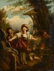 Blind Man's Buff by Jean-Honore Fragonard