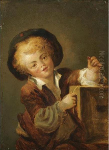 Le Petit Garcon A La Curiosite -
 A Little Boy With A Curiosity, Said To Be A Portrait Of The Artist's 
Son Alexandre-evariste (1780-1850) - view 1