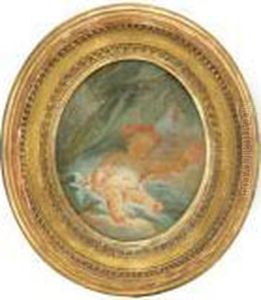 L Amour Endormi / La Nuit by Jean-Honore Fragonard