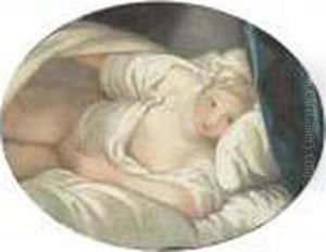 Femme Allongee by Jean-Honore Fragonard