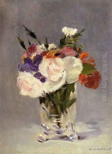 Flowers In A Crystal Vase I
