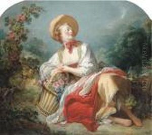 La Jardiniere by Jean-Honore Fragonard