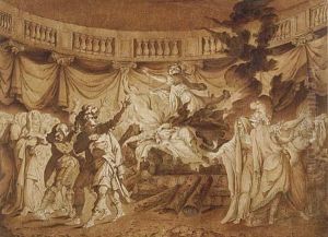 The Sacrifice Of Iphigenia by Jean-Honore Fragonard