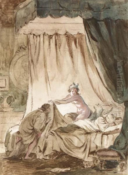 Scene From Joconde By Jean De La Fontaine - view 1