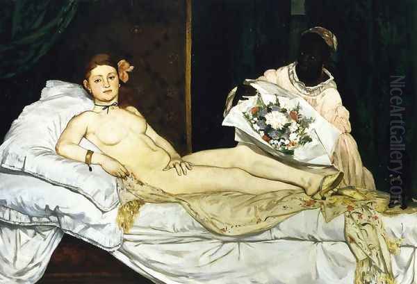 Olympia 1863 by Edouard Manet
