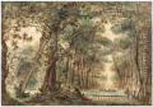 Le Canal by Jean-Honore Fragonard