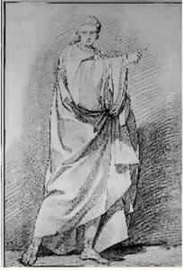Etude De Personnage Drape