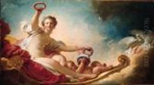Venus Crowning Love by Jean-Honore Fragonard