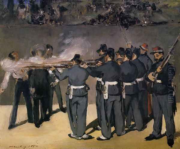 The Execution of the Emperor Maximilian 1867 - view 1