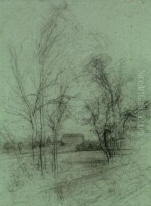 Paysage Boise Au Chateau by Francois Louis Francais