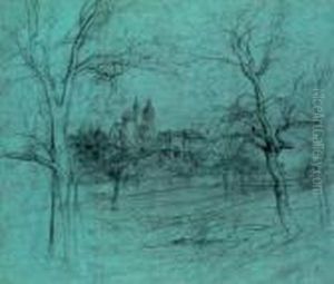 Vue Du Chateau De Loche by Francois Louis Francais