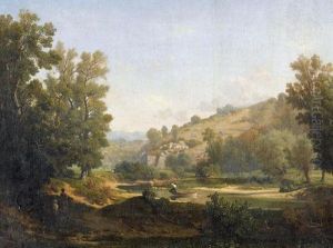 Idyllische Flusslandschaft Im Sommer