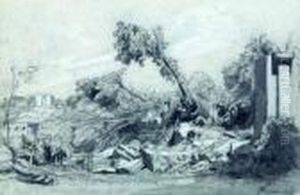 Ruines Romaines by Francois Louis Francais
