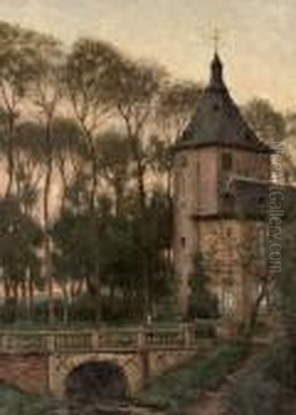 Soleil Couchant Sur Le Chateau - view 1