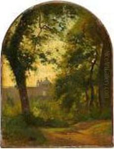 La Trinite Des Monts, Rome by Francois Louis Francais