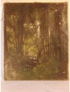 Sous-bois by Francois Louis Francais
