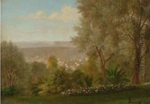 Vue Prise De La Villa Alta, Nice (?), 1872 Vue Prise De La Villa Alta, Nice (?), 1872