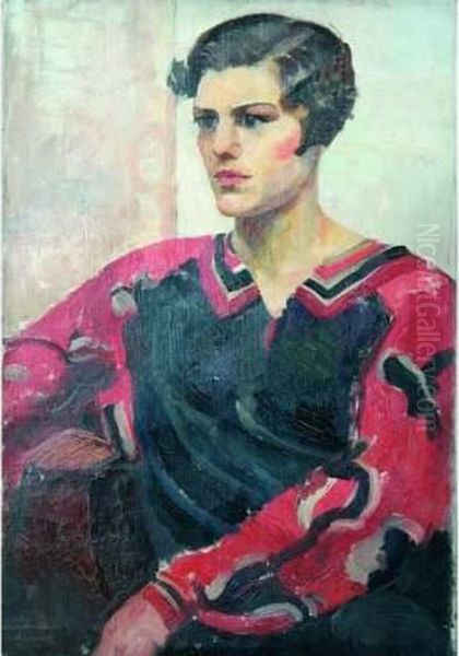 "l'americaine" (madame Backer). - view 1
