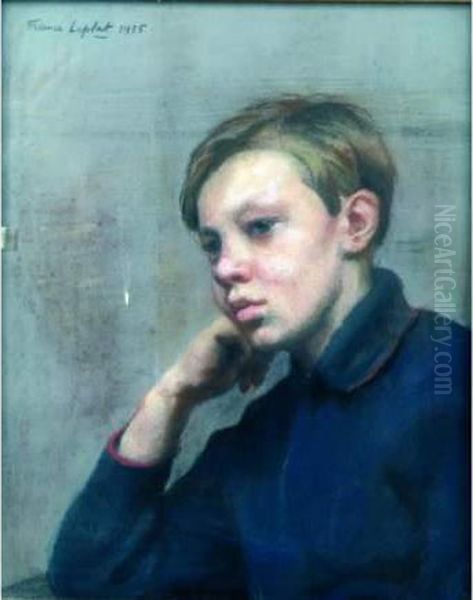 Jeune Garcon Accoude (yourka). - view 1