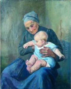 Enfant Et Sa Nourrice.