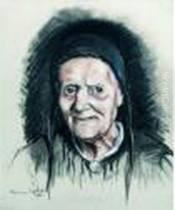 Portrait De Vieille Femme.